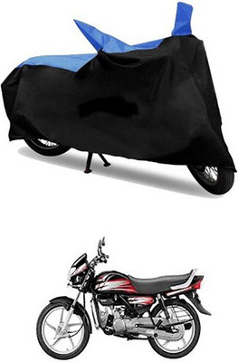 MMSSTAR Waterproof Two Wheeler Cover for Hero(Blue, Black)
