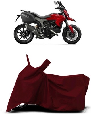 VESMEI Two Wheeler Cover for Ducati(Hyperstrada, Red)