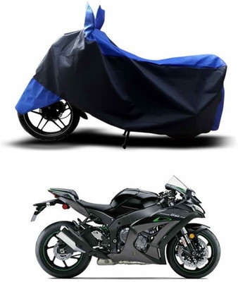 DeepShakshi AUTOMOTIVE Waterproof Two Wheeler Cover for Kawasaki(Ninja, Blue)