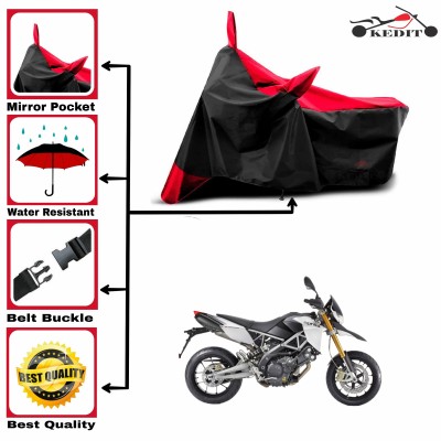 KEDIT Two Wheeler Cover for Aprilia(Dorsoduro 900, Red, Black)