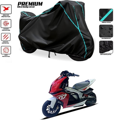 PAGORA Waterproof Two Wheeler Cover for TVS(Creon BS6, Black)
