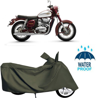 Autoinnovation Waterproof Two Wheeler Cover for JAWA(Green)