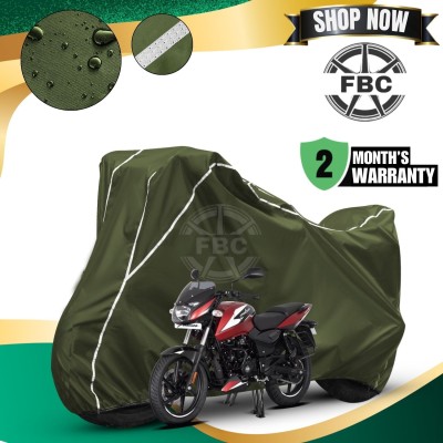 FBC Waterproof Two Wheeler Cover for Bajaj(Pulsar 150, Green)