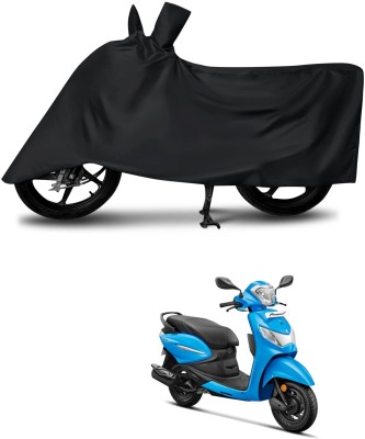 KEDIT Two Wheeler Cover for Hero(Pleasure Plus, Black)