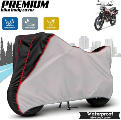 Mwiss Waterproof Two Wheeler Cover for Hero(Xpulse 200T, Silver, Black)