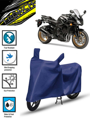 FRONCH Waterproof Two Wheeler Cover for Yamaha(FZ1, Blue)