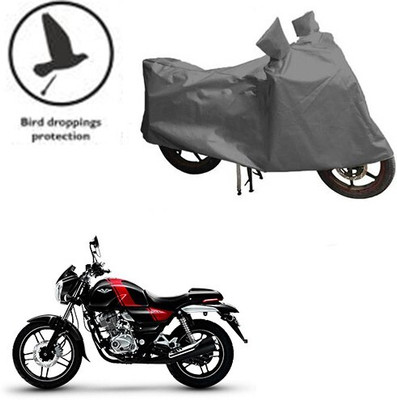 MMSSTAR Waterproof Two Wheeler Cover for Bajaj(V 150, Grey)