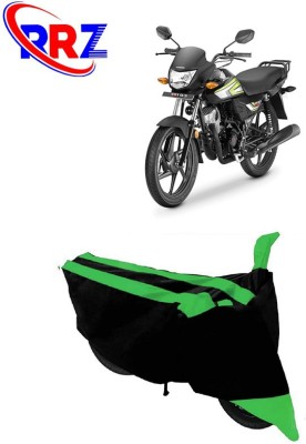 RRZ Waterproof Two Wheeler Cover for Honda(CD deluxe, Black, Green)