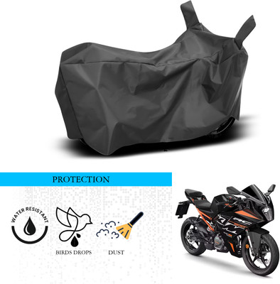 ANTHUB Waterproof Two Wheeler Cover for KTM(RC 200, Black)