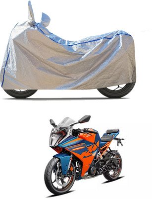 CODOKI Waterproof Two Wheeler Cover for KTM(RC 390 BS6, Silver)