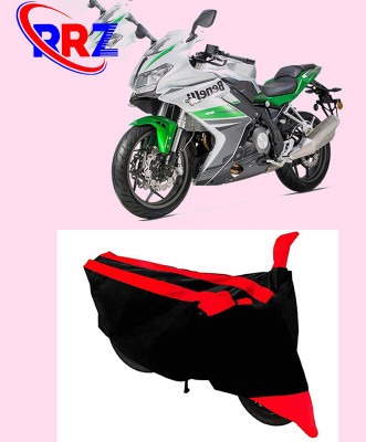 AutoGalaxy Waterproof Two Wheeler Cover for Benelli(302R, Black, Red)