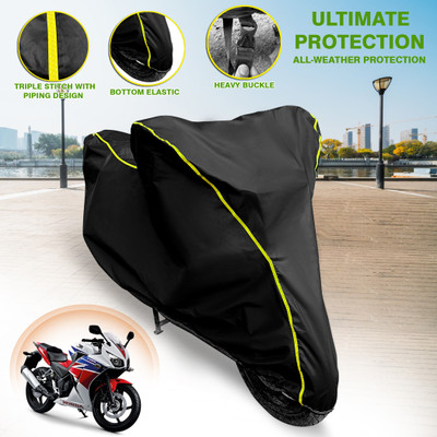 GARREGE Waterproof Two Wheeler Cover for Honda(CBR300R BS6, Blue)