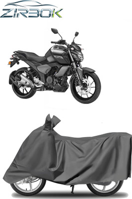 ZIRBOK Waterproof Two Wheeler Cover for Yamaha(FZ FI, Grey)