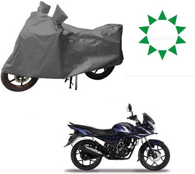 MMSSTAR Waterproof Two Wheeler Cover for Bajaj(Discover 150 f, Grey)