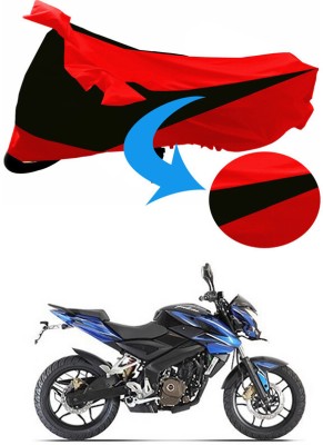 Ascension Two Wheeler Cover for Bajaj(Pulsar 200NS FI, Black, Red)