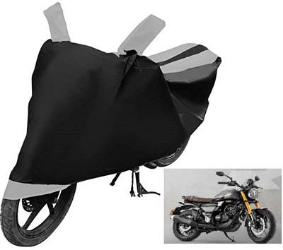 MOCKHE Two Wheeler Cover for TVS(Zeppelin, Silver)