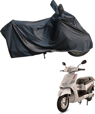 Motodreka Waterproof Two Wheeler Cover for Hero(Electric NYX BS6, Black)