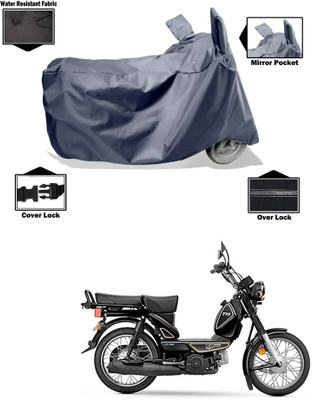 CODOKI Waterproof Two Wheeler Cover for TVS(XL 100 Heavy Duty BS6, Grey)