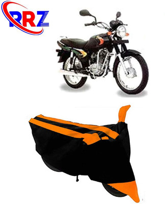 RRZ Waterproof Two Wheeler Cover for Bajaj(Caliber, Black, Orange)