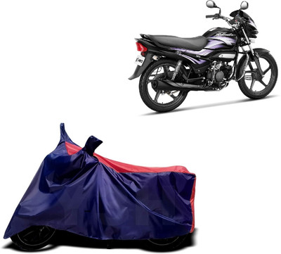 MMSSTAR Waterproof Two Wheeler Cover for Hero(Super Splendor, Blue, Red)
