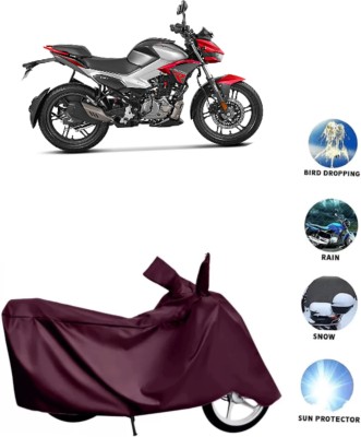 MMSSTAR Waterproof Two Wheeler Cover for Hero(Xtreme 160 R, Maroon)