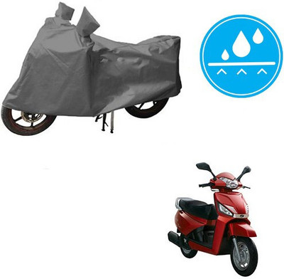 DeepShakshi AUTOMOTIVE Waterproof Two Wheeler Cover for Mahindra(Gusto, Grey)