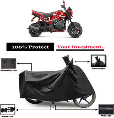 KEDIT Two Wheeler Cover for Honda(Navi, Black)