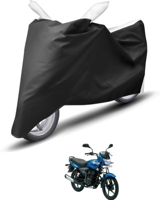 Caronix Waterproof Two Wheeler Cover for Bajaj(Platina 125, White)