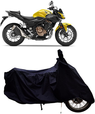 KEDIT Two Wheeler Cover for Honda(CB500F, Black)