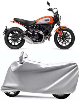 XOCAVO Two Wheeler Cover for Ducati(Scrambler, Silver)