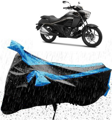 Mdstar Waterproof Two Wheeler Cover for Suzuki(intruder 150, Blue)