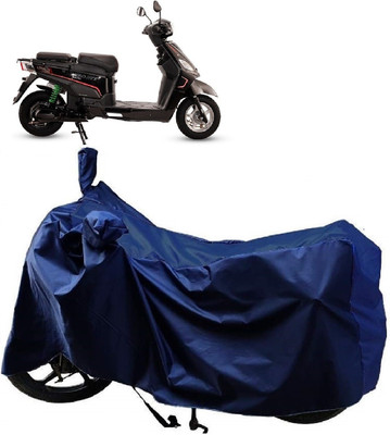 MMSSTAR Waterproof Two Wheeler Cover for Hero Electric(Electric NYX e5, Blue)