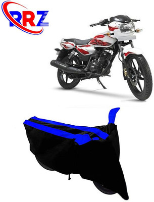 RRZ Waterproof Two Wheeler Cover for TVS(Phoenix 125, Black, Blue)