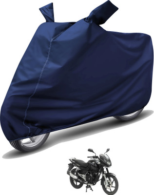 Auto Hub Waterproof Two Wheeler Cover for Bajaj(Pulsar 180, Blue)