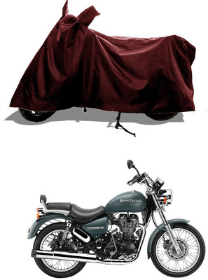 GROFATIK Two Wheeler Cover for Royal Enfield(Thunderbird 500, Maroon)