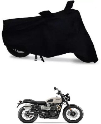 APNEK Waterproof Two Wheeler Cover for Triumph(Street Scrambler, Black)