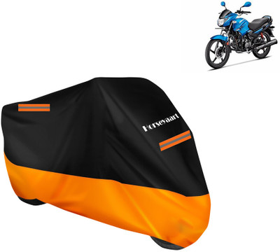 Horseyaart Waterproof Two Wheeler Cover for Hero(Glamour Programmed FI, Orange)