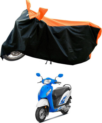 MWBB Waterproof Two Wheeler Cover for Honda(Activa i, Orange)