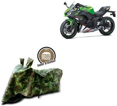 THE REAL ARV Waterproof Two Wheeler Cover for Kawasaki(Ninja 650, Multicolor)