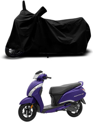 KEDIT Two Wheeler Cover for TVS(Jupiter Grande BS6, Black)