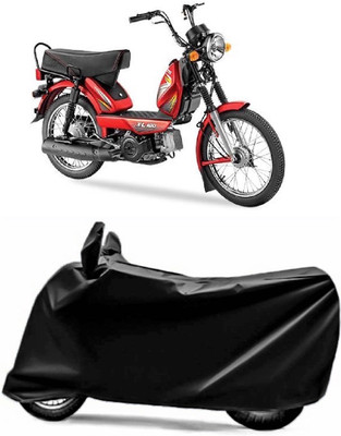 V VINTON Two Wheeler Cover for TVS(Heavy Duty Super XL, Black)