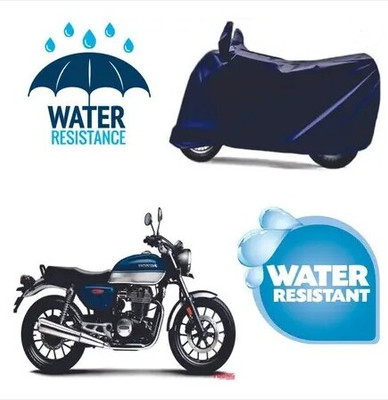 Tritika Waterproof Two Wheeler Cover for Honda(Hness CB350, Blue)