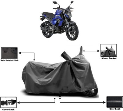 Amexride Two Wheeler Cover for Yamaha(FZ-FI BS6, Grey)