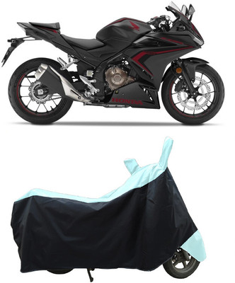 Coxtor Waterproof Two Wheeler Cover for Honda(CBR500R BS6, White)