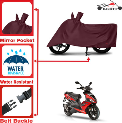KEDIT Two Wheeler Cover for Universal For Bike(SR 150, Maroon)
