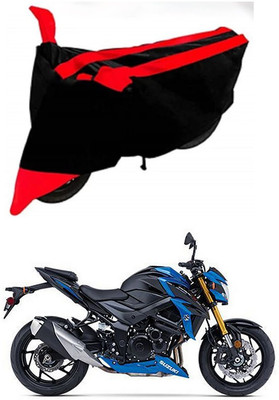 AutoGalaxy Waterproof Two Wheeler Cover for Suzuki(GSX S1000F, Red, Black)