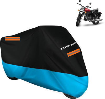 Horseyaart Waterproof Two Wheeler Cover for Royal Enfield(Classic 350, Blue)