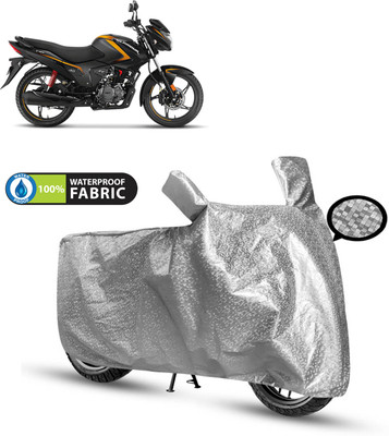 CODOKI Waterproof Two Wheeler Cover for Hero(Glamour FI, Silver)
