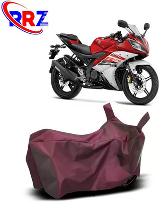 RRZ Waterproof Two Wheeler Cover for Yamaha(R15 V3, Maroon)