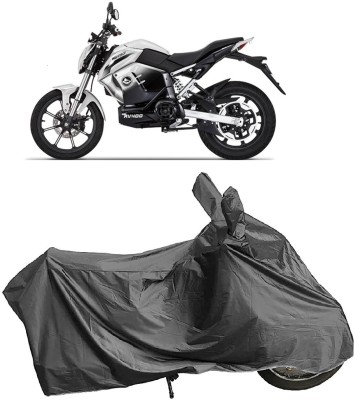 DIGGU Two Wheeler Cover for Revolt(RV 400, Grey)